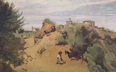 Le chevrier de Genzano (mk11), Jean Baptiste Camille  Corot